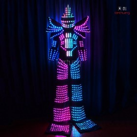 Full color Led robot costume for show